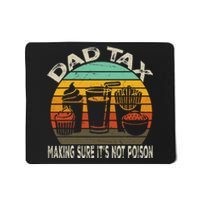 Dad Tax Making Sure ItS Not Fathers Day Dad Tax Mousepad