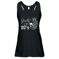 Death To My 20's Funny Skull 20th Birthday Party Twenty Bday Ladies Essential Flowy Tank