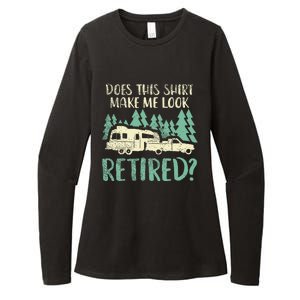 Does This Make Me Look Retired Funny Retirement Plan Womens CVC Long Sleeve Shirt