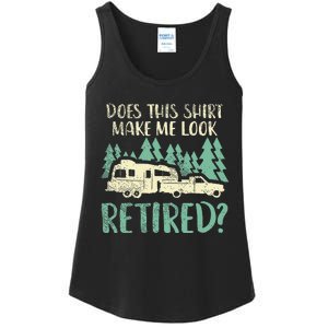 Does This Make Me Look Retired Funny Retirement Plan Ladies Essential Tank