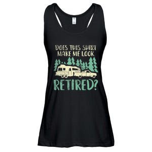 Does This Make Me Look Retired Funny Retirement Plan Ladies Essential Flowy Tank