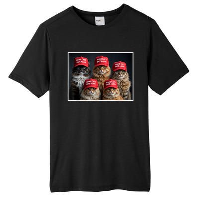 Donald Trump Make Cats Safe Again Red Hat 2024 Debate Funny Tall Fusion ChromaSoft Performance T-Shirt