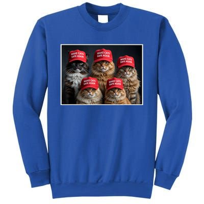 Donald Trump Make Cats Safe Again Red Hat 2024 Debate Funny Sweatshirt