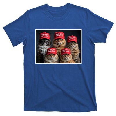 Donald Trump Make Cats Safe Again Red Hat 2024 Debate Funny T-Shirt