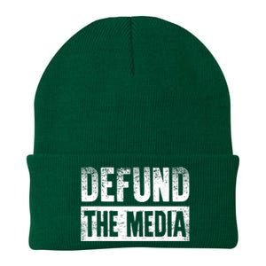 Defund The Media Knit Cap Winter Beanie