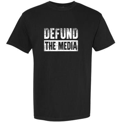 Defund The Media Garment-Dyed Heavyweight T-Shirt