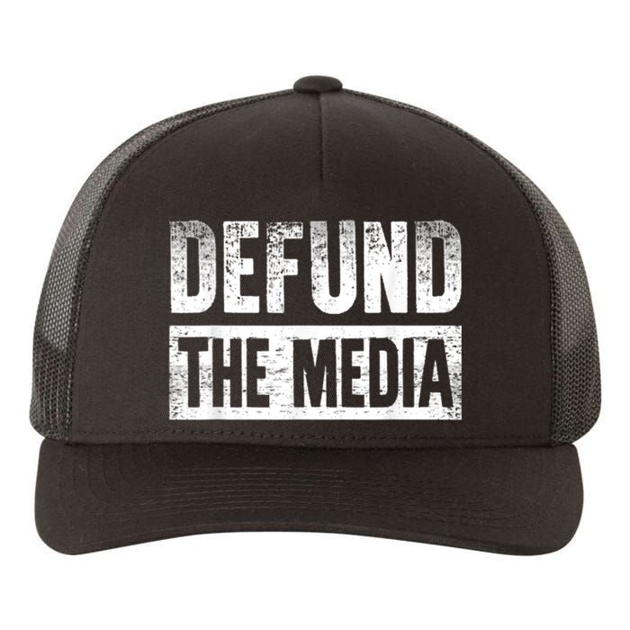 Defund The Media Yupoong Adult 5-Panel Trucker Hat