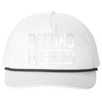 Defund The Media Snapback Five-Panel Rope Hat