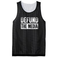 Defund The Media Mesh Reversible Basketball Jersey Tank