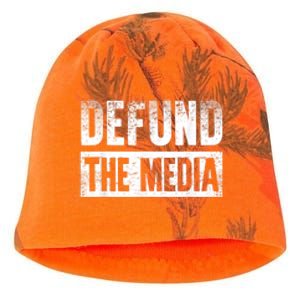 Defund The Media Kati - Camo Knit Beanie