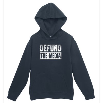 Defund The Media Urban Pullover Hoodie