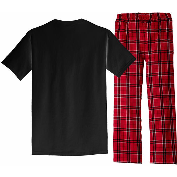 DonT Test Me I Look Good In Orange Halloween Skeleton Women Pajama Set