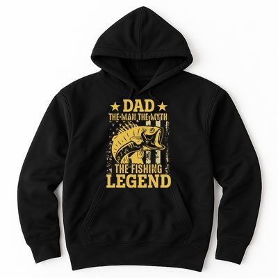 Dad The Man The Myth The Fishing Legend Hoodie