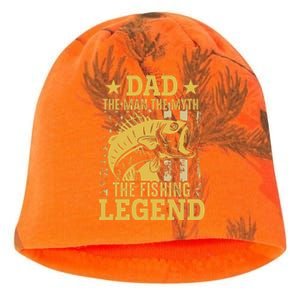 Dad The Man The Myth The Fishing Legend Kati - Camo Knit Beanie