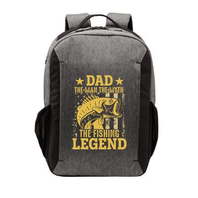Dad The Man The Myth The Fishing Legend Vector Backpack