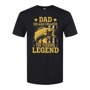 Dad The Man The Myth The Fishing Legend Softstyle CVC T-Shirt