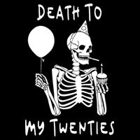 Death To My Twenties Funny R I P 20s 30th Birthday Skeleton 16 in Basic Backpack