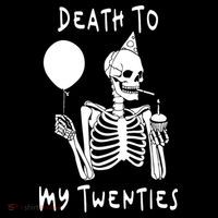 Death To My Twenties Funny R I P 20s 30th Birthday Skeleton Premium T-Shirt