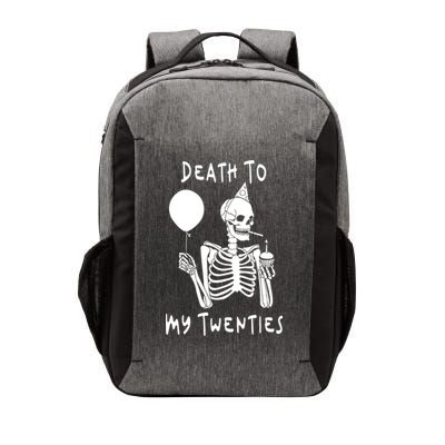 Death To My Twenties Funny R I P 20s 30th Birthday Skeleton Vector Backpack