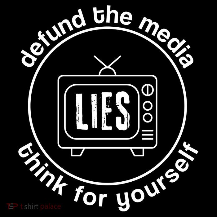Defund The Media Anti Censorship MAGA Conservative T-Shirt