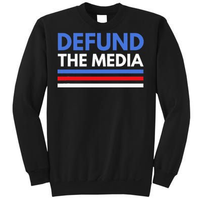 Defund The Media Funny Media Election Humor Sweatshirt