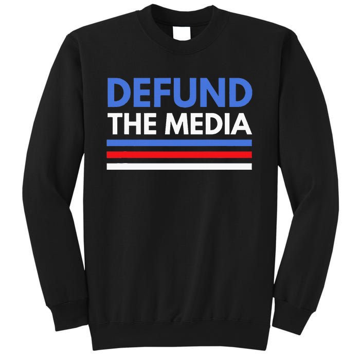 Defund The Media Funny Media Election Humor Sweatshirt