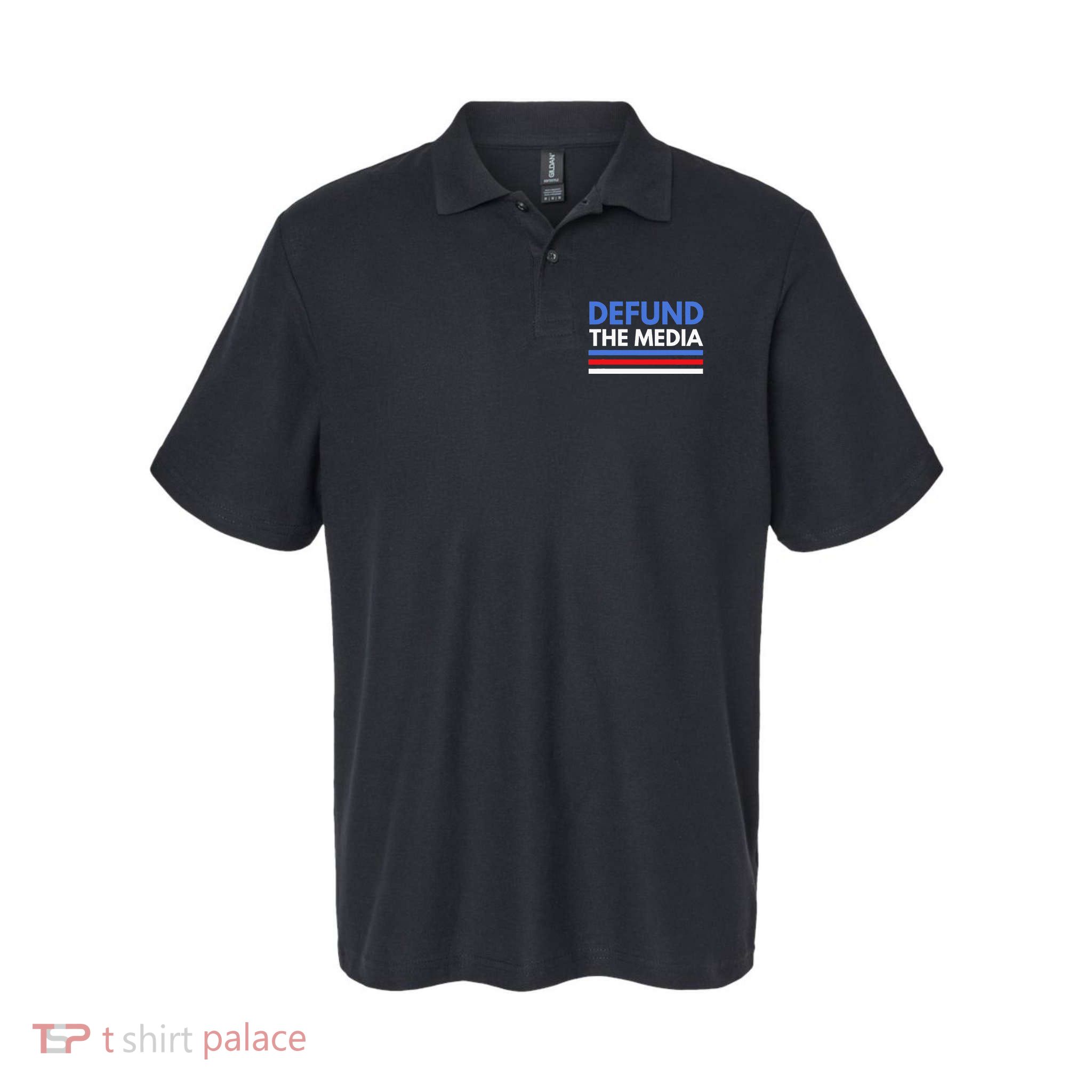 Defund The Media Funny Media Election Humor Polo