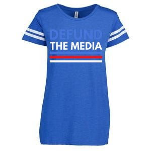 Defund The Media Funny Media Election Humor Enza Ladies Jersey Football T-Shirt