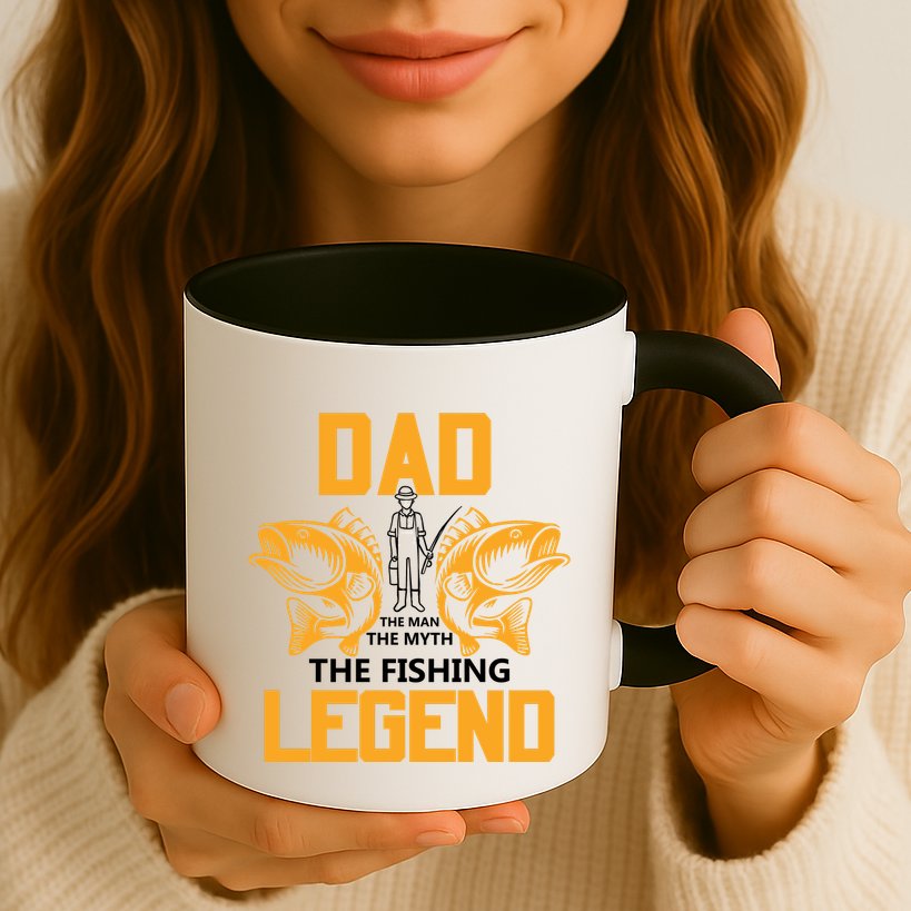 Dad The Man Myth The Fishing Legend Mug