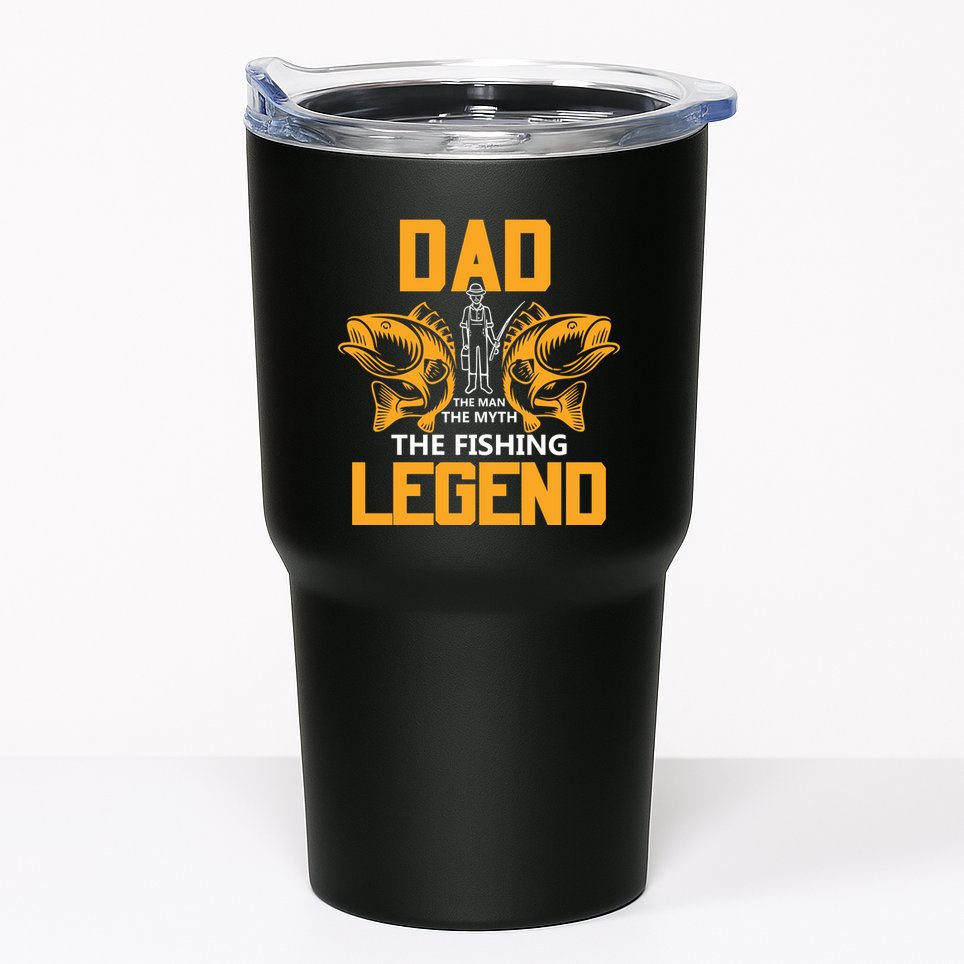 Dad The Man Myth The Fishing Legend Tumbler