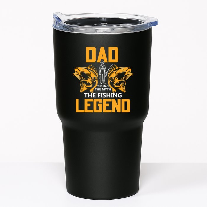Dad The Man Myth The Fishing Legend Tumbler