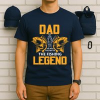 Dad The Man Myth The Fishing Legend T-Shirt