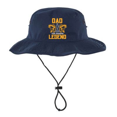Dad The Man Myth The Fishing Legend Bucket Hat