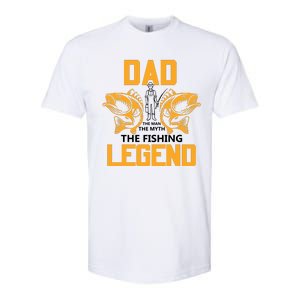 Dad The Man Myth The Fishing Legend Softstyle CVC T-Shirt