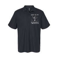 Death To My Twenties 30th Birthday 30 Yr Old Floral Skeleton Softstyle Adult Sport Polo