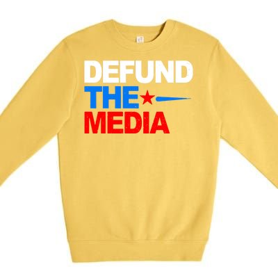 Defund The Media Premium Crewneck Sweatshirt