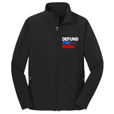 Defund The Media Core Soft Shell Jacket