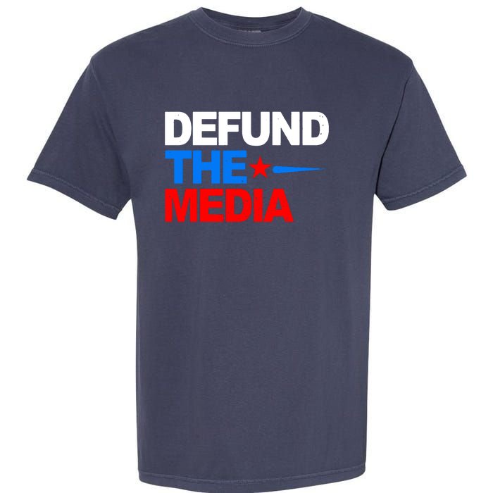 Defund The Media Garment-Dyed Heavyweight T-Shirt