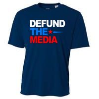 Defund The Media Cooling Performance Crew T-Shirt