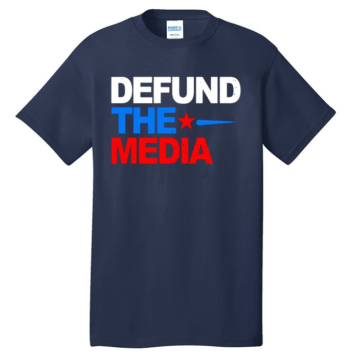 Defund The Media Tall T-Shirt