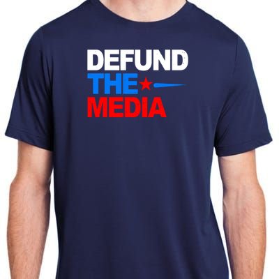 Defund The Media Adult ChromaSoft Performance T-Shirt