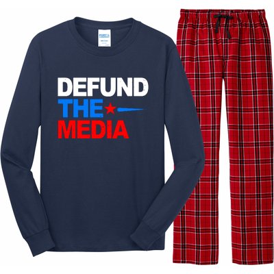 Defund The Media Long Sleeve Pajama Set