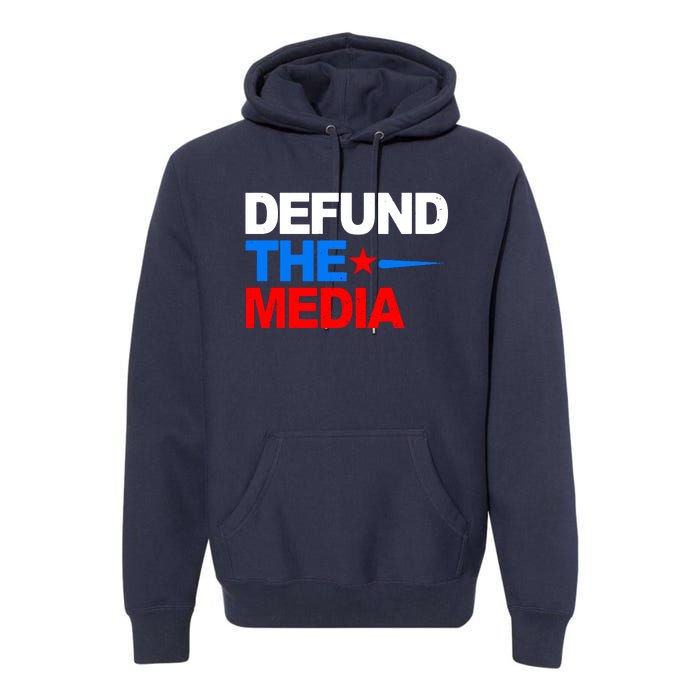 Defund The Media Premium Hoodie