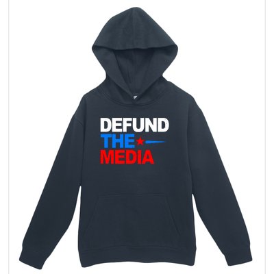 Defund The Media Urban Pullover Hoodie