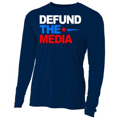 Defund The Media Cooling Performance Long Sleeve Crew