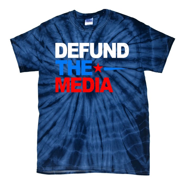 Defund The Media Tie-Dye T-Shirt