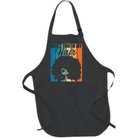 Dont Touch My Hair Funny Afro Natural Hair  Retro Gift Full-Length Apron With Pockets