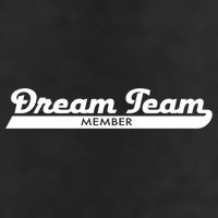 Dream Team Member Funny Gift 7 Panel Mesh Trucker Snapback Hat