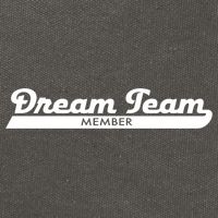 Dream Team Member Funny Gift Cotton Canvas Backpack