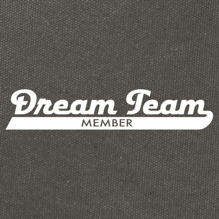 Dream Team Member Funny Gift Cotton Canvas Backpack